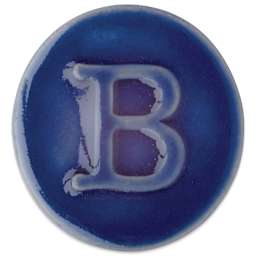 Botz Pro Glaze - Sapphire Blue, 800 ml sample fired to 1150°C / 2102°F