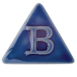 Botz Pro Glaze - Sapphire Blue, 800 ml sample fired to 1250°C / 2282°F