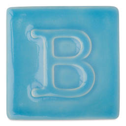 Botz Pro Glaze - Aquamarine, 200 ml sample fired to 1050°C / 1922°F