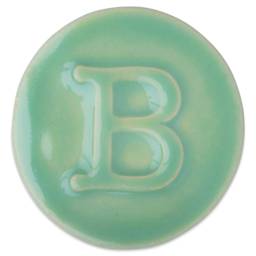 Botz Pro Glaze - Celadon Green, 200 ml sample fired to 1150°C / 2102°F