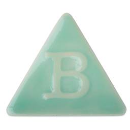 Botz Pro Glaze - Celadon Green, 200 ml sample fired to 1250°C / 2282°F