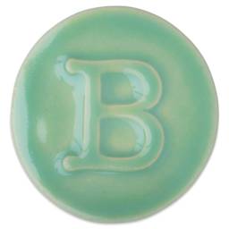 Botz Pro Glaze - Celadon Green, 800 ml sample fired to 1150°C / 2102°F