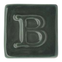 Botz Pro Glaze - Malachite, 200 ml sample fired to 1050°C / 1922°F