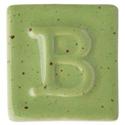 Botz Pro Glaze - Peridot, 200 ml sample fired to 1050°C / 1922°F