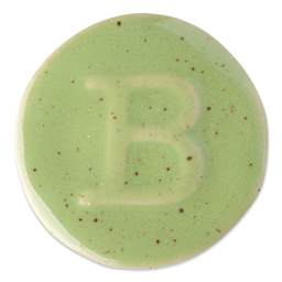 Botz Pro Glaze - Peridot, 200 ml sample fired to 1150°C / 2102°F
