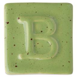 Botz Pro Glaze - Peridot, 800 ml sample fired to 1050°C / 1922°F