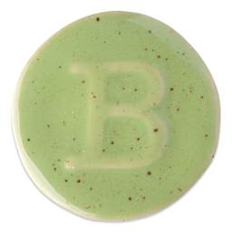 Botz Pro Glaze - Peridot, 800 ml sample fired to 1150°C / 2102°F