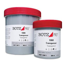 Botz Pro Glazes - Transparent, 800 ml and Transparent, 200 ml