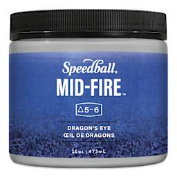 Speedball Mid-Fire Glaze - Dragon's Eye, 16 oz - front of packaging