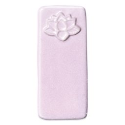 Speedball Mid-Fire Glaze - Blushing White - finished example fired at cone 6