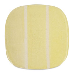 Speedball Mid-Fire Glaze - Biscotti - application tile (varied thickness layers)