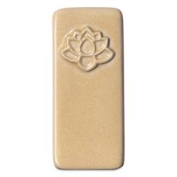 Speedball Mid-Fire Glaze - Buttermilk - finished example fired at cone 6