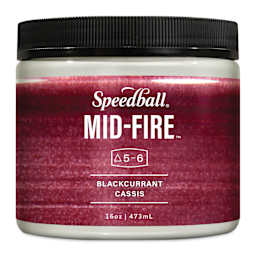 Speedball Mid-Fire Glaze - Blackcurrant, 16 oz container