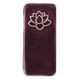 Speedball Mid-Fire Glaze - Blackcurrant - finished example fired at cone 6