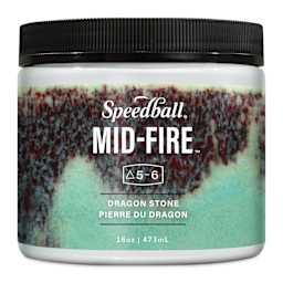 Speedball Mid-Fire Glaze - Dragon Stone, 16 oz container