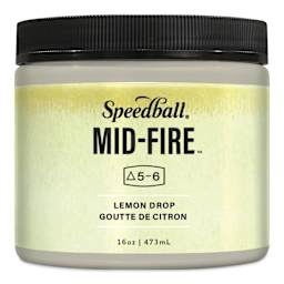 Speedball Mid-Fire Glaze - Lemon Drop, 16 oz - front of packaging