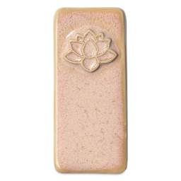 Speedball Mid-Fire Glaze - Orange Creamsicle - finished example fired at cone 6