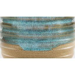 Speedball Mid-Fire Glaze - Carolina Flux, 16 oz applied to vessel