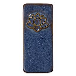 Speedball Mid-Fire Glaze - Varigated Lapis - finished example fired at cone 6