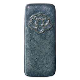 Speedball Mid-Fire Glaze - Teal Agate - finished example fired at cone 6