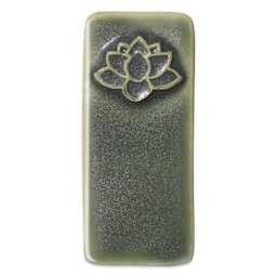 Speedball Mid-Fire Glaze - Prussian Jade - finished example fired at cone 6