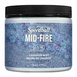 Speedball Mid-Fire Glaze - Lavender Mist, 16 oz - front of packaging