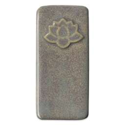 Speedball Mid-Fire Glaze - Green Tourmaline - finished example fired at cone 6