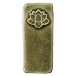 Speedball Mid-Fire Glaze - Basque Green - finished example fired at cone 6