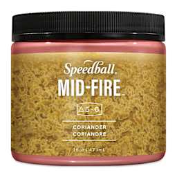 Speedball Mid-Fire Glaze - Coriander, 16 oz container