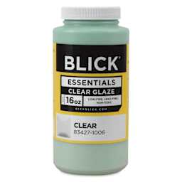 Blick Essentials Clear Glaze - Pint, front of jar