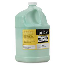 Blick Essentials Clear Glaze - Gallon, glazing & firing instructions label