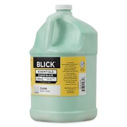 Blick Essentials Clear Glaze - Gallon, features on label