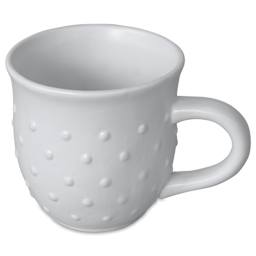 Blick Essentials Matte Glaze - White - finished mug example