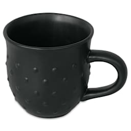 Blick Essentials Matte Glaze - Black - finished mug example