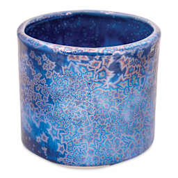 Amaco Cosmos Glaze - CO-24 Blue Starlight fired to cone 6 oxidation