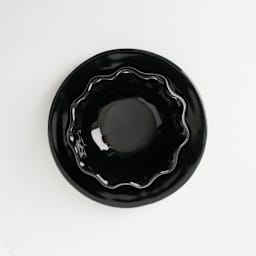 Amaco Dipping and Layering Dry Glaze - Ebony, 10 lb, finished piece