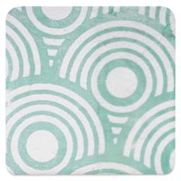 Amaco Ceramic Printing Ink - Turquoise Blue, 8 oz fired to cone 05 oxidation