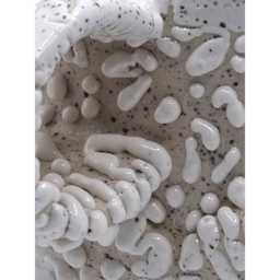 Ritual Glaze Bead Glaze - White - finished example, close-up