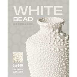 White Bead, SW440 Fired to Cone 6 1222°C / 2232°F