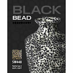 Black Bead, SW448 Fired to Cone 6 1222°C/ 2232°F
