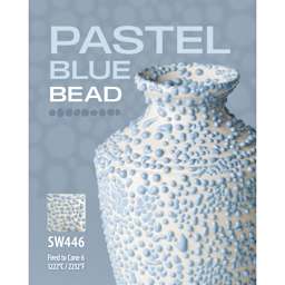 Pastel Blue Bead, SW446 Fired to Cone 6 1222°C/ 2232°F