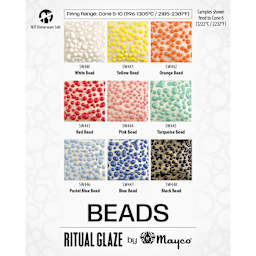 Ritual Glaze Bead Glazes, Firing Range Cone 5-10 (1196-1305°C/ 2185-2381°F