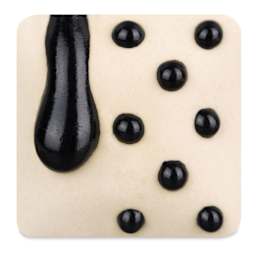 Ritual Glaze By Mayco Melt Gloop Glaze - Black fired to cone 6 oxidation