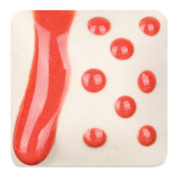 Ritual Glaze By Mayco Melt Gloop Glaze - Red fired to cone 10 reduction