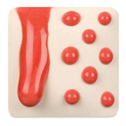 Ritual Glaze By Mayco Melt Gloop Glaze - Red fired to cone 6 oxidation