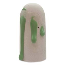 Ritual Glaze Melt Gloop Glaze - Green - finished example
