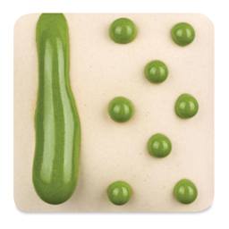 Ritual Glaze By Mayco Melt Gloop Glaze - Slime Green fired to cone 6 oxidation