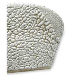 Ritual Glaze Moon Rocks Glaze - Grey - finished example, close-up