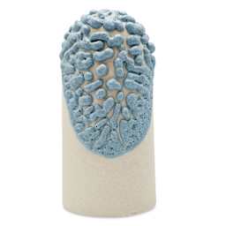 Ritual Glaze Moon Rocks Glaze - Pastel Blue - finished example