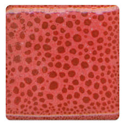 Coyote Texas Two-Step Oilspot Glaze - Texas Rose over Brick Red